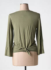 Gilet manches longues vert GRIFFON pour femme seconde vue