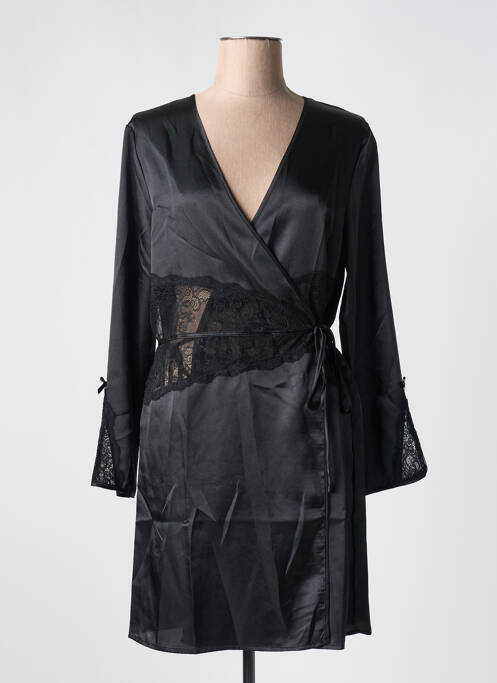 Déshabillé noir ROSE POMME pour femme