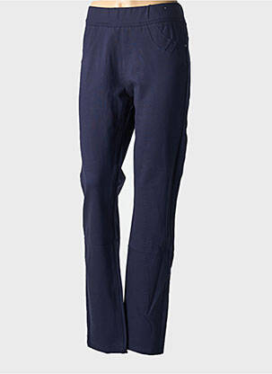 Jegging tissage jersey taille normale bleu QUATRE VINGT JOURS femme