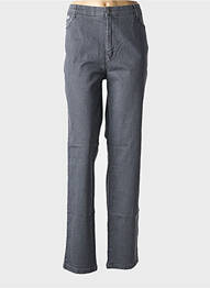 Jeans coupe slim stretch taille normale gris WALTRON femme