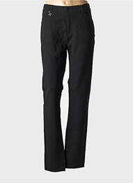 Pantalon slim stretch taille normale noir QUATRE VINGT JOURS femme