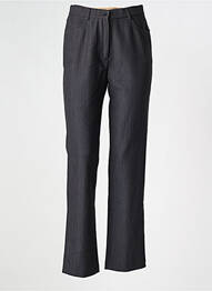 Pantalon droit taille à pinces taille haute gris GUY DUBOUIS femme