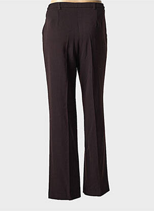 Pantalon droit taille haute taille haute marron GUY DUBOUIS femme