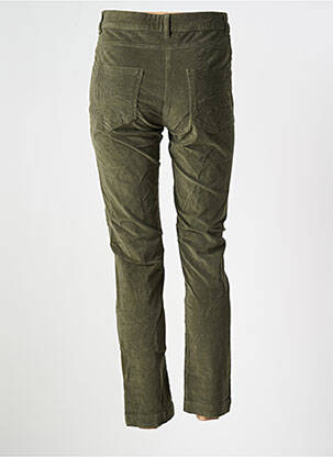 Pantalon slim stretch taille normale vert 7 SEASONS femme