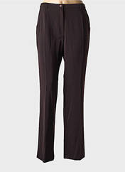 Pantalon droit marron GUY DUBOUIS pour femme seconde vue