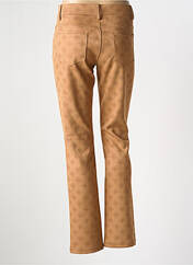 Pantalon slim beige QUATRE VINGT JOURS pour femme seconde vue