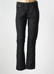 Pantalon slim noir QUATRE VINGT JOURS pour femme seconde vue