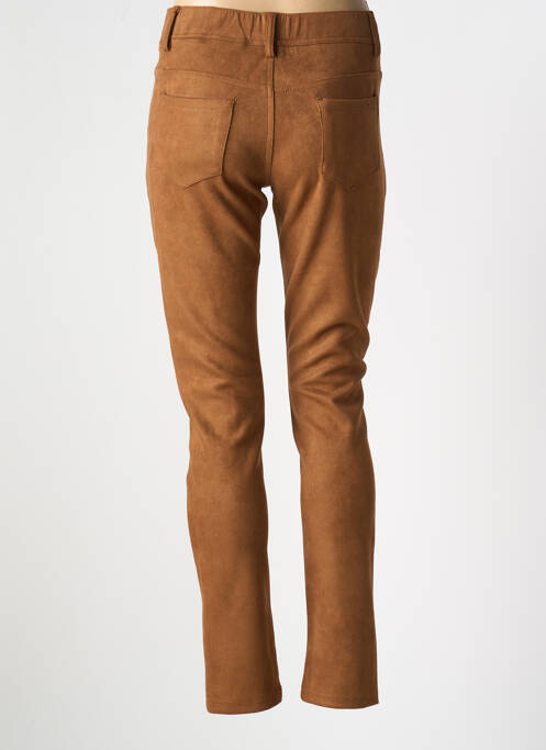 Jegging marron QUATRE VINGT JOURS femme