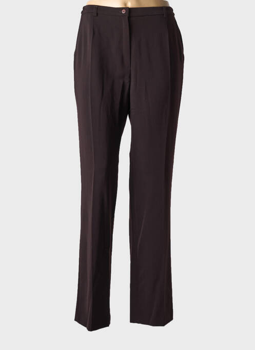 Pantalon droit marron GUY DUBOUIS pour femme