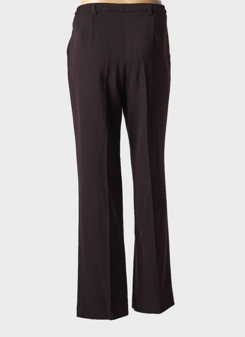Pantalon droit marron GUY DUBOUIS pour femme