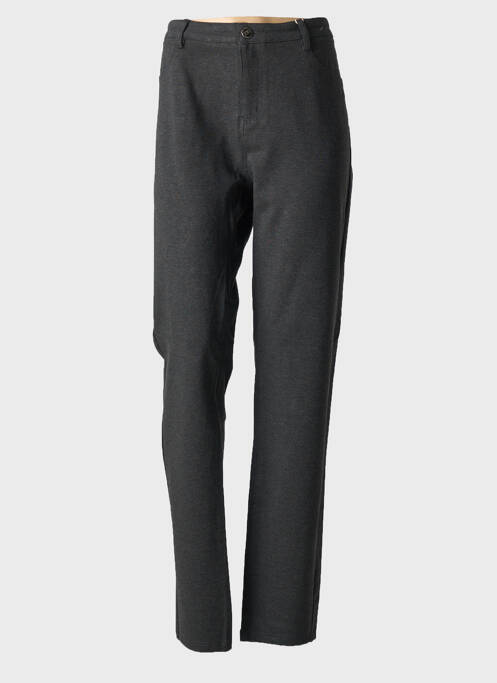 Pantalon slim gris QUATRE VINGT JOURS pour femme