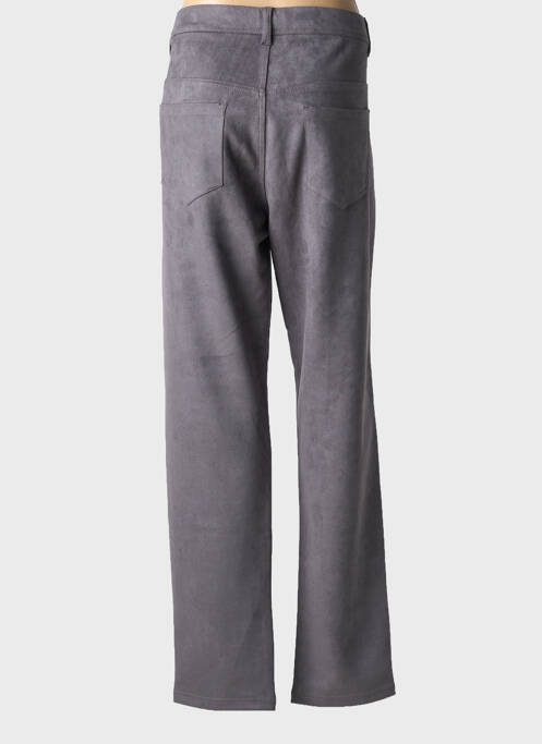 Pantalon slim gris QUATRE VINGT JOURS pour femme
