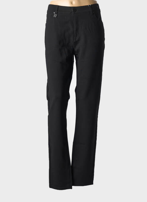 Pantalon slim noir QUATRE VINGT JOURS pour femme