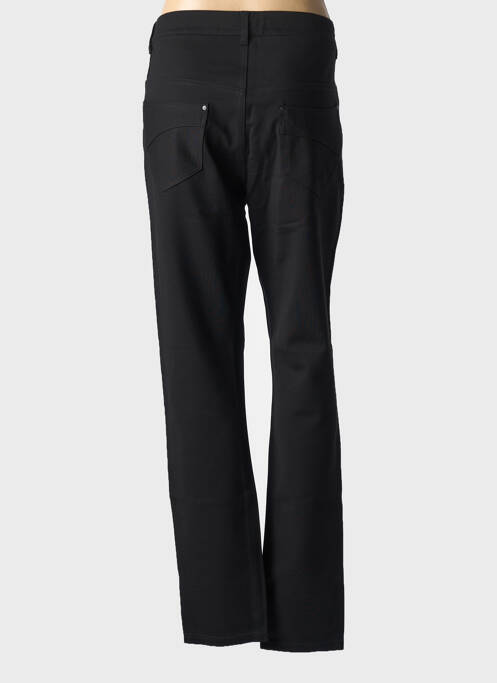 Pantalon slim noir QUATRE VINGT JOURS pour femme