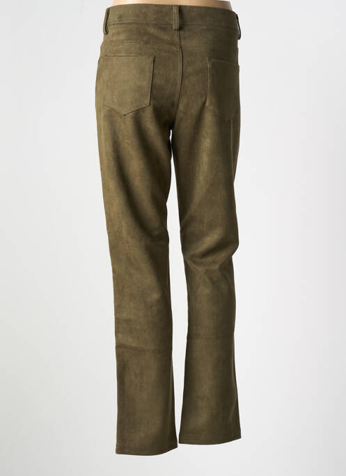 Pantalon slim vert QUATRE VINGT JOURS pour femme