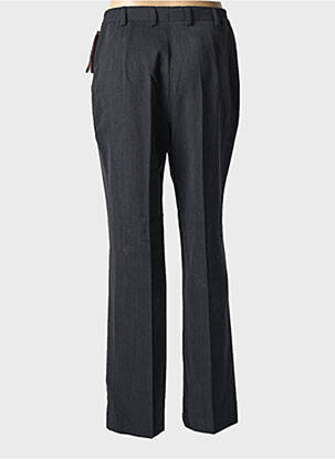 Pantalon droit fermeture zippée sous rabat boutonné taille normale gris RICHY femme