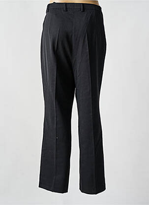 Pantalon droit tissage crêpe taille normale noir RICHY femme