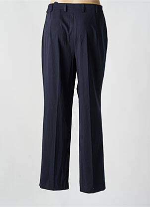 Pantalon droit tissage crêpe taille normale bleu RICHY femme