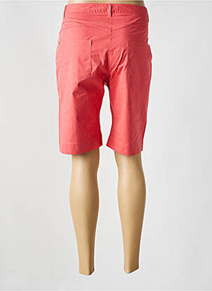 Bermuda tissage popeline rose CONCEPT K femme