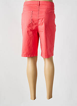 Bermuda tissage popeline taille normale orange GUY DUBOUIS femme