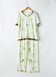 Pyjama tissage jersey vert EGATEX femme