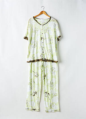 Pyjama tissage jersey vert EGATEX femme