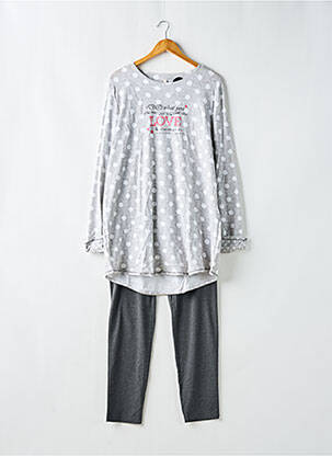 Pyjama gris SENORETTA pour femme