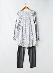 Pyjama gris SENORETTA pour femme seconde vue