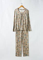 Pyjama marron EGATEX pour femme seconde vue