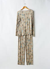 Pyjama marron EGATEX pour femme seconde vue