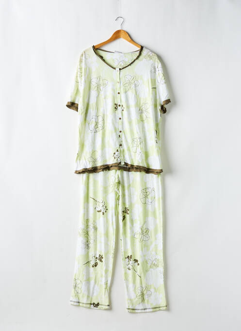 Pyjama tissage jersey vert EGATEX femme