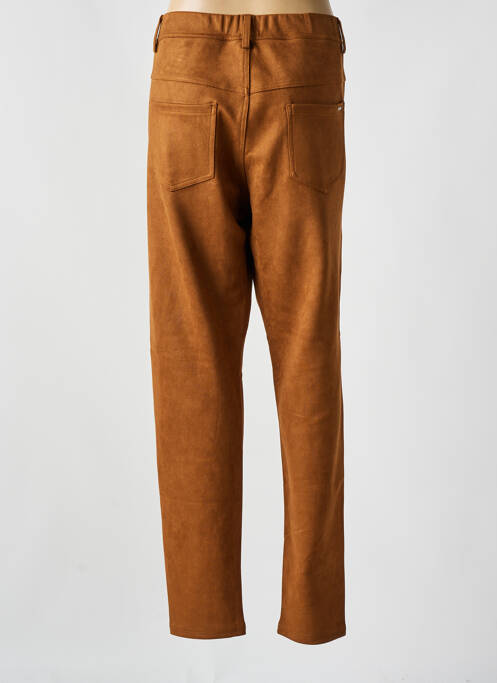 Jegging marron QUATRE VINGT JOURS femme