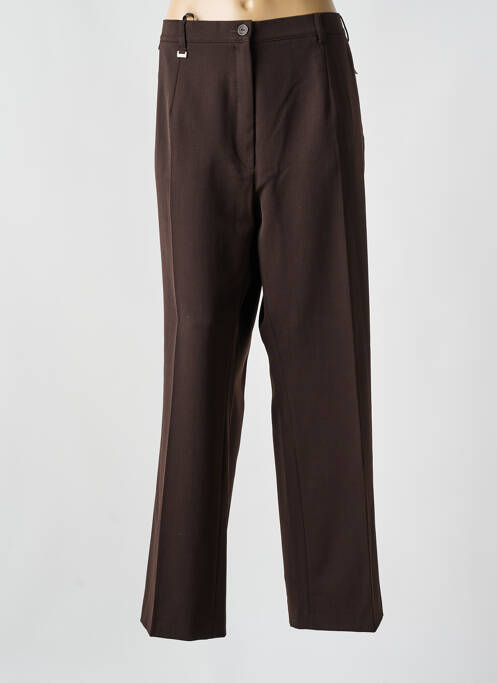 Pantalon droit marron RICHY femme