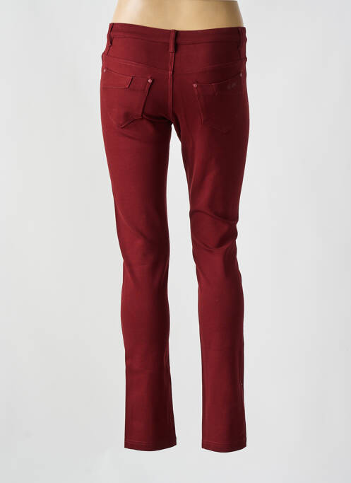 Pantalon slim rouge QUATRE VINGT JOURS pour femme