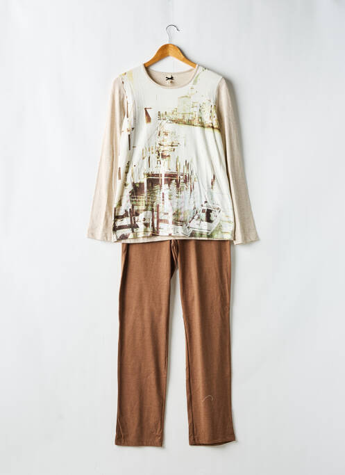 Pyjama marron SENORETTA pour femme