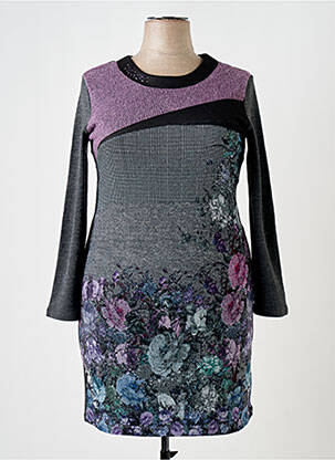 Robe pull gris VICCIO BARCELONA pour femme