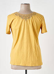 T-shirt jaune 7 SEASONS pour femme seconde vue