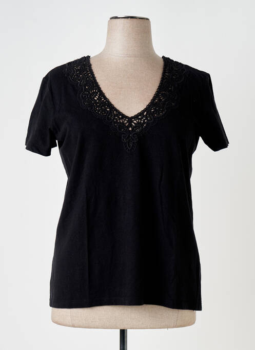 T-shirt noir 7 SEASONS pour femme