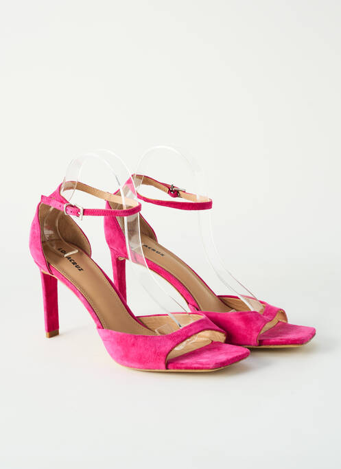 Sandales/Nu pieds rose LOLA CRUZ pour femme