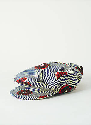Casquette imprimé fantaisie bleu BAZARA'PAGNE femme