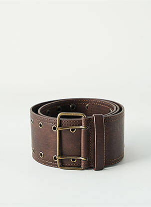 Ceinture effet matière satinée marron ASOS femme