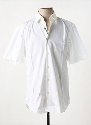 Chemise manches courtes coupe droite blanc HUGO BOSS homme