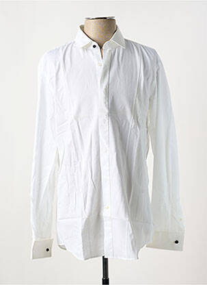 Chemise manches longues blanc HUGO BOSS pour homme