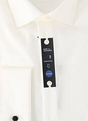Chemise manches longues blanc SEIDEN STICKER pour homme seconde vue