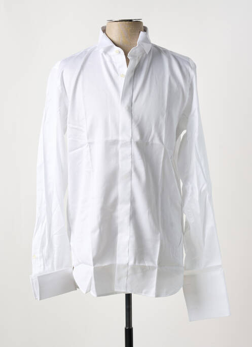 Chemise manches longues blanc GREGE CREATION pour homme