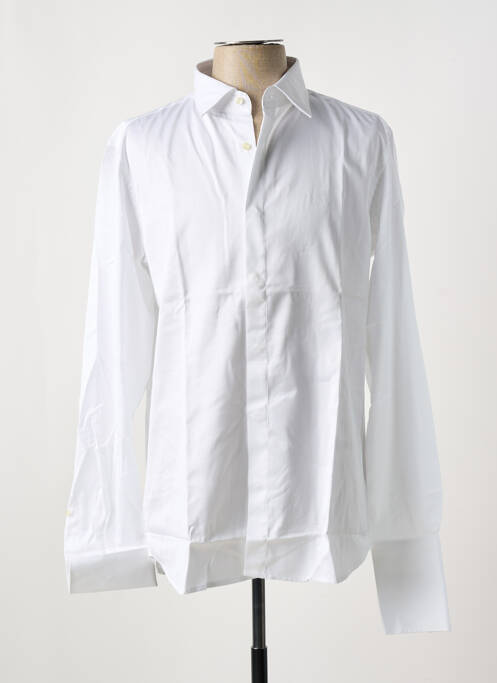Chemise manches longues blanc GREGE CREATION pour homme