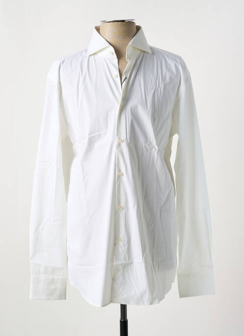 Chemise manches longues blanc HUGO BOSS pour homme