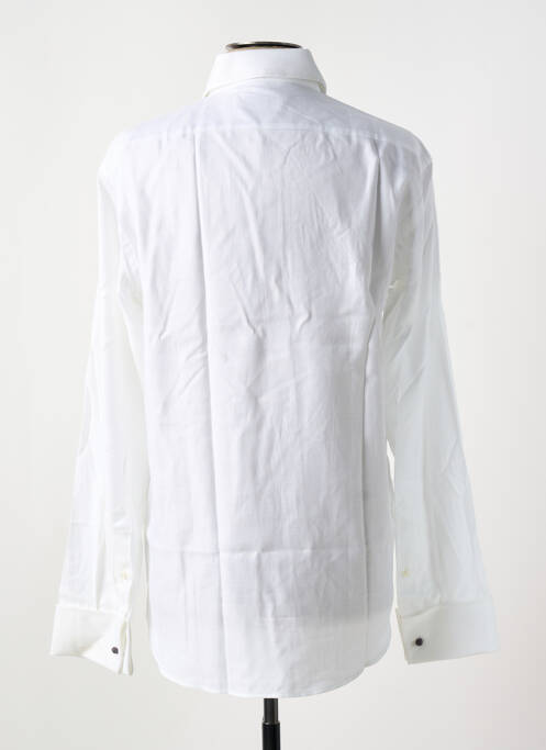 Chemise manches longues blanc HUGO BOSS pour homme