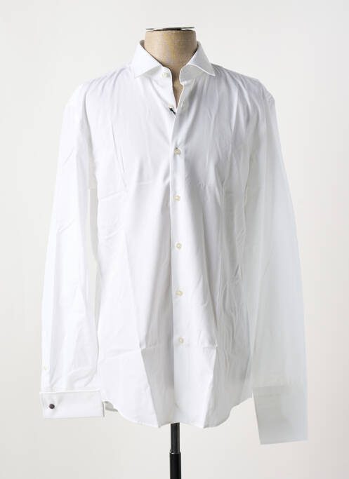 Chemise manches longues blanc HUGO BOSS pour homme