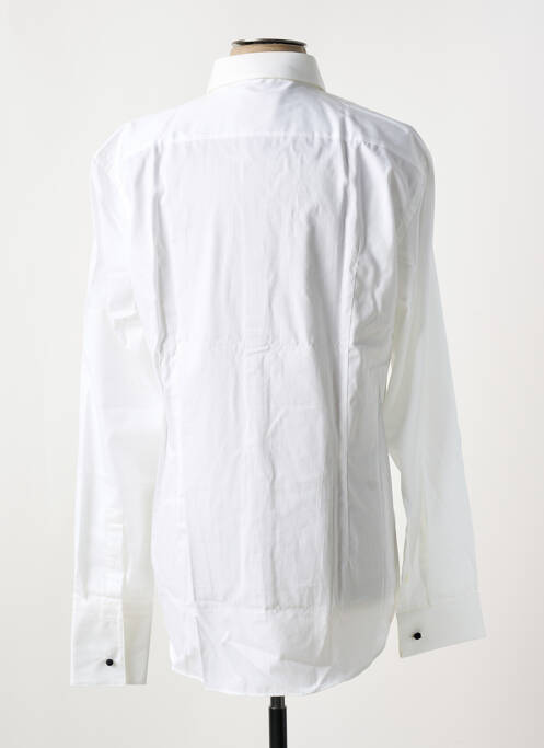 Chemise manches longues blanc HUGO BOSS pour homme